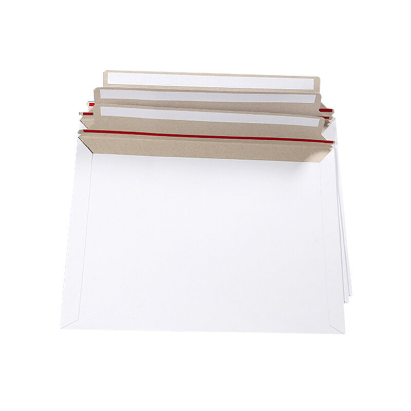 10 szt. 320x230mm kurtki pocztowe sztywne koperty kartonowe pozostają płaskie, kartonowe, pilśniowe