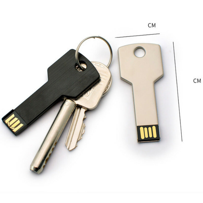 금속 USB 2.0 맞춤형 로고 펜드라이브, USB 플래시 드라이브, 메모리 스틱, 클레프, USB 4GB, 16GB, 8GB, 32GB, 128GB, 64GB, 10PCs/로트