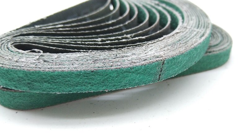 Bande Abrasive pour ponceuse à bande en Zirconium et corindon, 520x20mm, 10 pièces, 577F