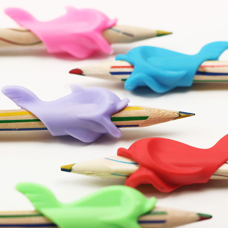 Parceiro de aprendizagem, lápis de papelaria para estudantes e crianças 20 peças, dispositivo de praxia para correção de articulações de caneta