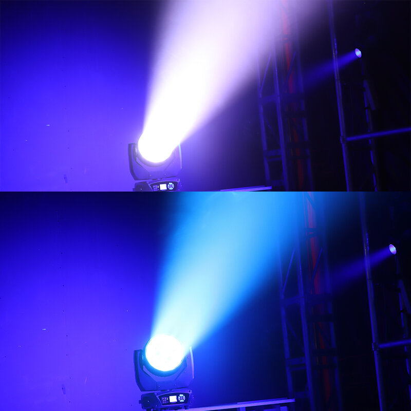 Lumière de Scène LED 19x15W avec Fonction Circulaire, Éclairage à Tête Mobile, Nouvelle Version