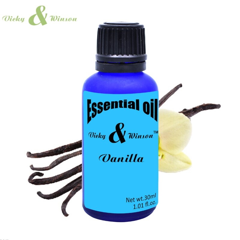 Vicky&winson Vanilla aromatherapy essential oils 30ml deodorization 100% NATURAL PURE UNDILUTED UNCUT ESSENTIAL OIL Massage oil