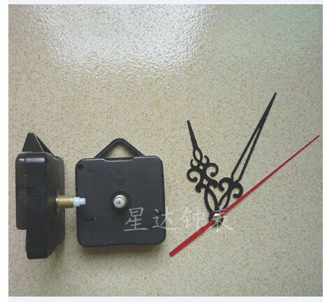 Fedex 100 zestawy czarny mechanizm zegara kwarcowego części naprawcze DIY Kit + Hollow wskaźnik nowy