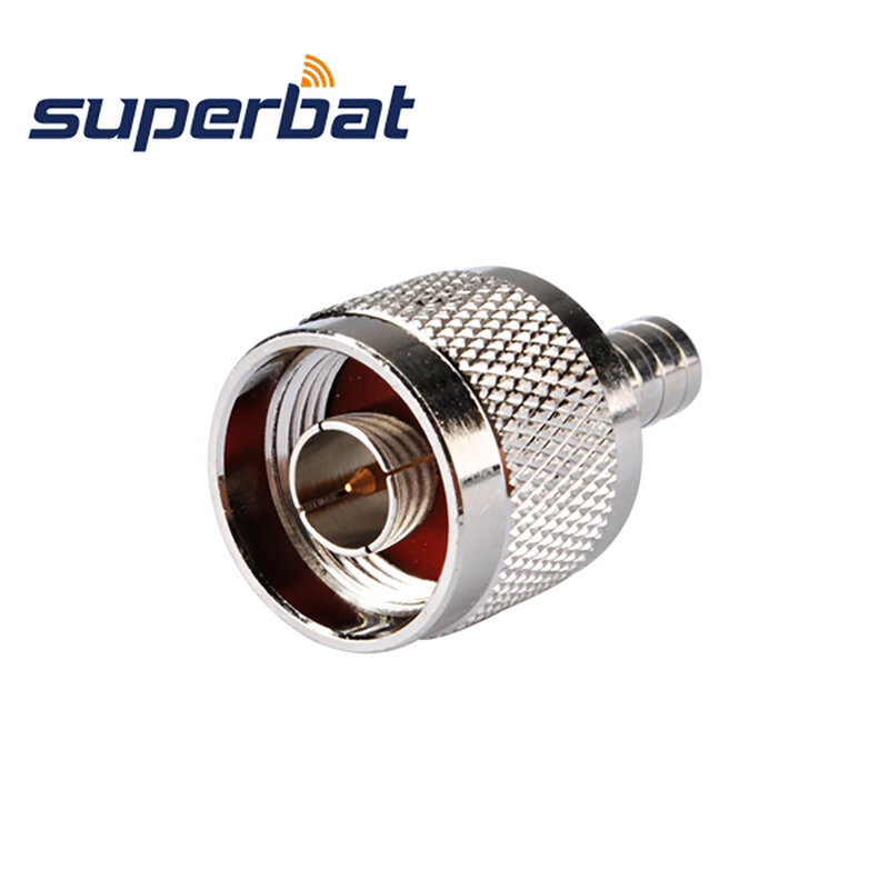 Superbat 5 шт. стандартный адаптер штекер-штекер SMB прямой радиочастотный коаксиальный разъем