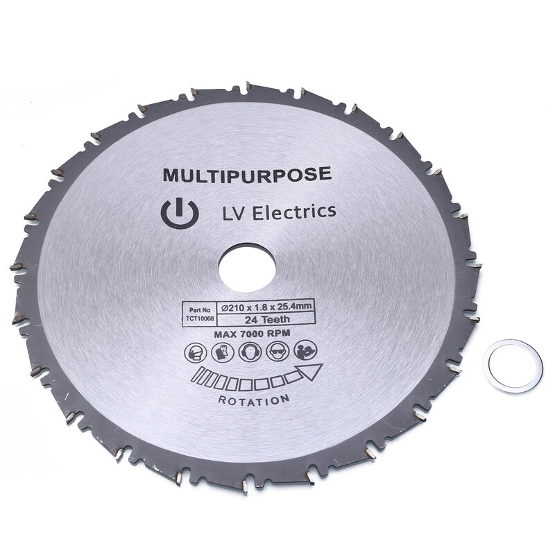 New Arrival 210mm Circular Saw Blade Disc Wood Metal Saw Blade For Rage Rage4 RageB 25.4mm Bore Evolution 24T