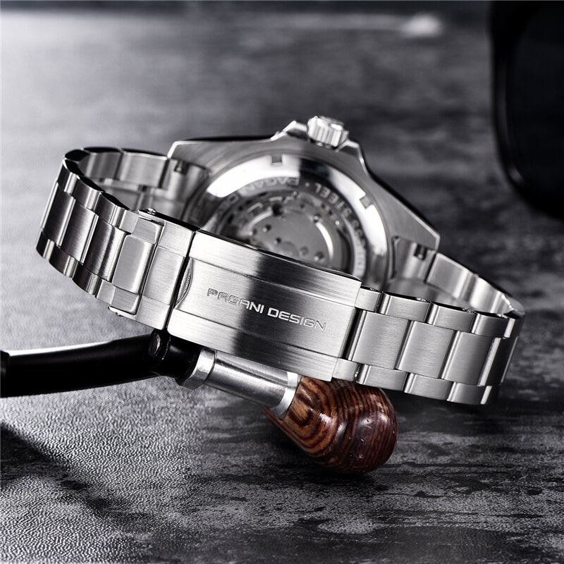 Pagani design-relógio de pulso mecânico automático, marca de moda, luxo criativo, luminoso, calendário de lazer, mecânico