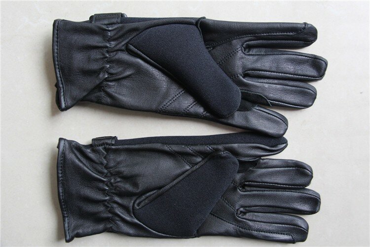 Klassische Ziegenleder Reiten Handschuhe Taktische Militärische Handschuhe Touchscreen Reiten Reit Handschuhe Skifahren Handschuhe