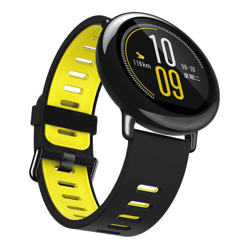 Pasek na rękę 22mm sportowe opaski silikonowe dla Xiaomi Huami Amazfit Bip BIT PACE Lite młodzieży część wymienna inteligentnego zegarka zespół Smartwatch