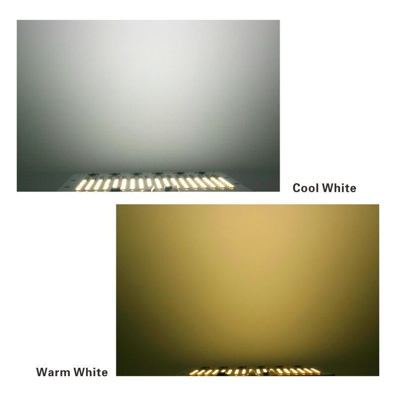 Chips de lámpara LED IC inteligente 2835SMD, 10W, 20W, 30W, 50W, 100W, CA, 220V-240V, DIY para reflector de exterior, blanco frío, blanco cálido