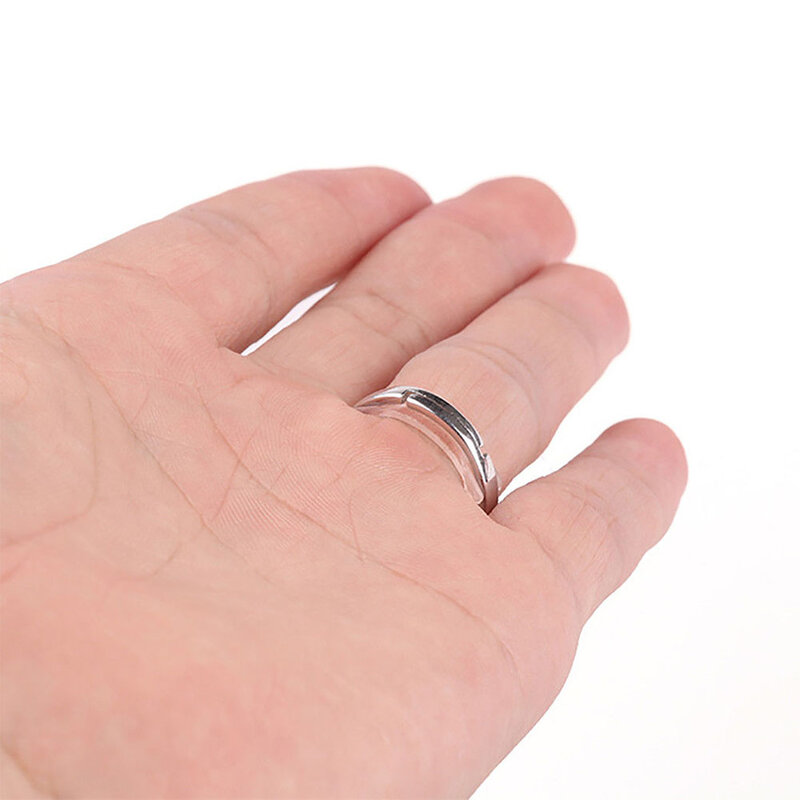 10 stücke Verschiedene Arten Mini Tragbare Schmuck Schutz Transparent Langlebig Unsichtbare Professionelle Einstellbare Kleber Ring Größe Minderer