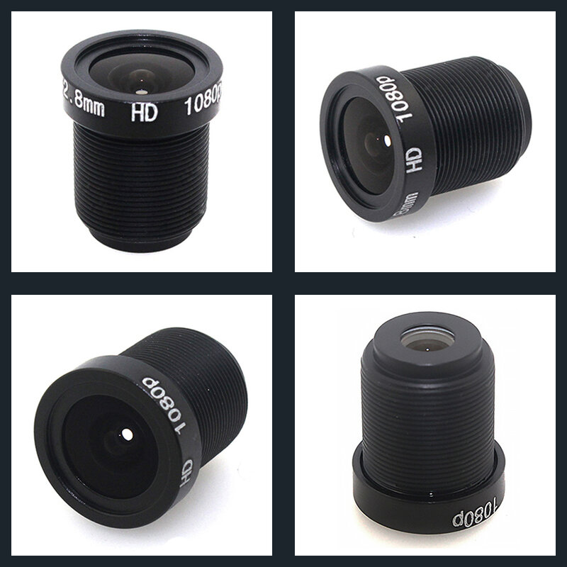 Wanlin-lente da câmera de segurança m12, lente com 1080p, 2.8/3.6/6mm, abertura de 2mp, f1.8, 1/2.5 ", formato de imagem, hd