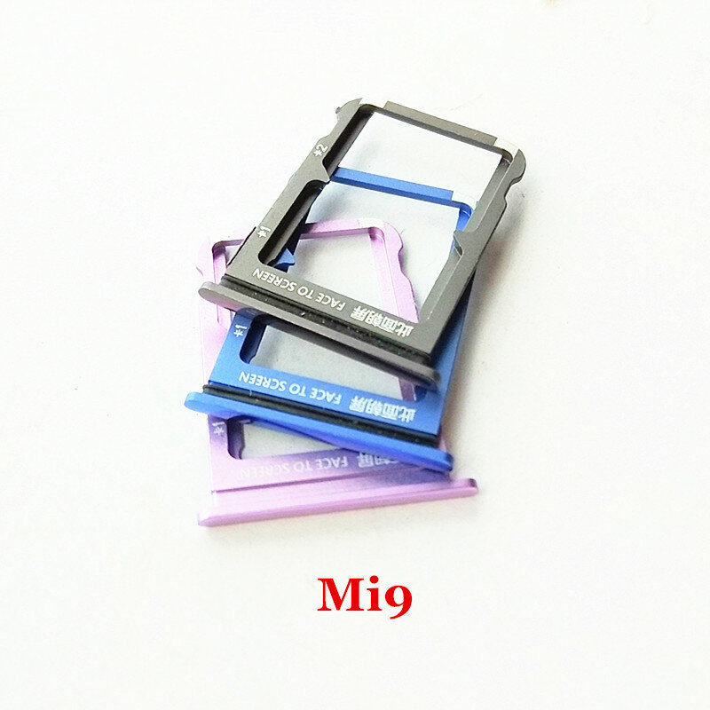 Soporte de bandeja con ranura para tarjeta SIM para Xiaomi 9 Mi9 Mi 9, nuevo