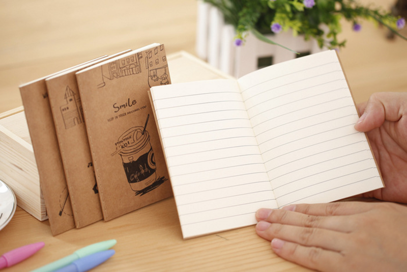 Good Time Notepad Kertas Kraft Notebook 64K Lembut Hadiah Grosir Bantalan Tulis Perlengkapan Kantor & Sekolah