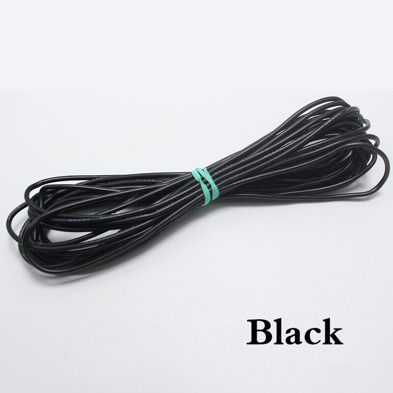 2metre 20AWG Silicone Wire Ultra Flexiable Cable 0.5mm2 High Temperature Test Line Wire