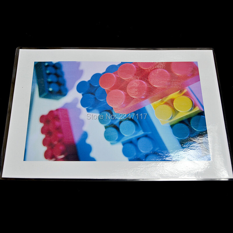Plastic Laminator Photo Film A4 100pc 100mic carta di laminazione materiale PET