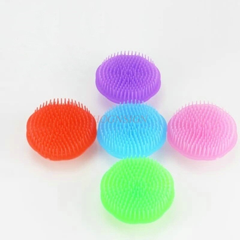 Brush Unisex Itching Dandruff Round Head Comb Hair Wash Comfortable Massage Scalp Haircut Manual Care Tool Cleansing Supplies