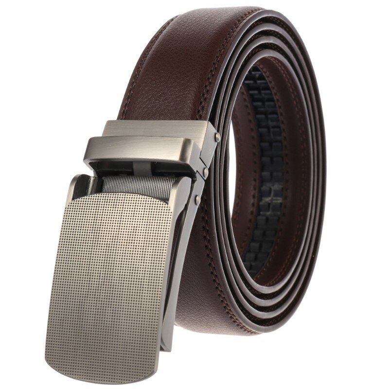 Luxury brand Male Genuine Leather Strap Belts For Men Top Quality Belt Automatic Buckle black Belts Cummerbunds LY133-0134-1