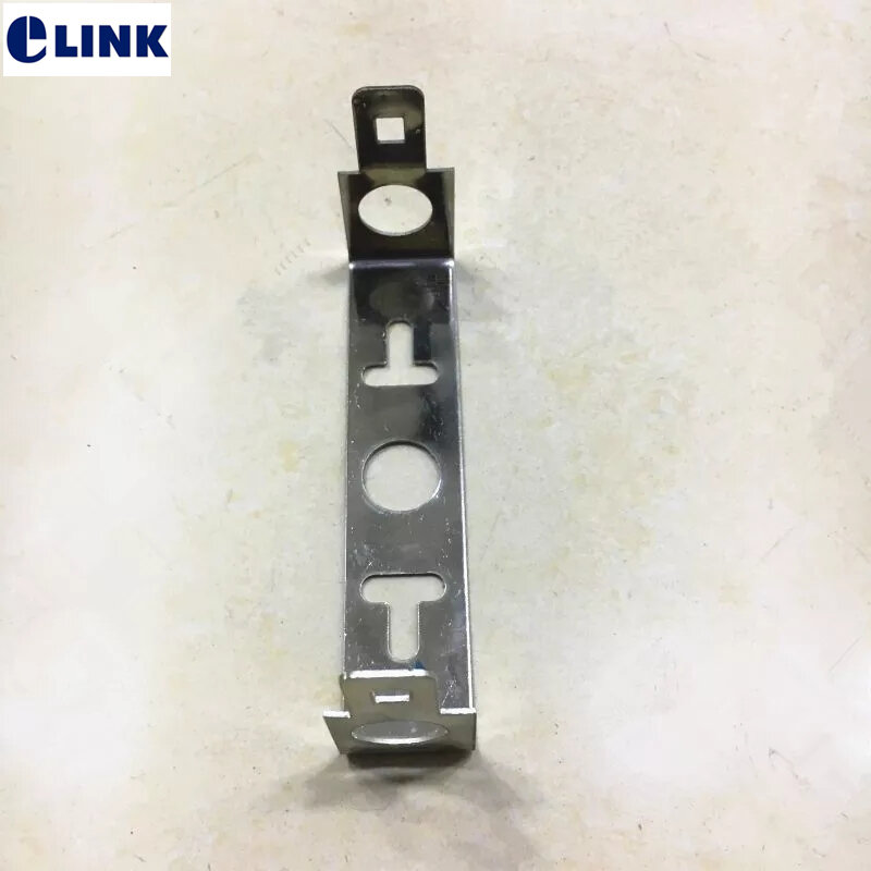 ELINK-marco de acero inoxidable para teléfono móvil, módulo de voz a presión, bloque de terminales engrosado en blanco, 10 piezas, 1 unidad