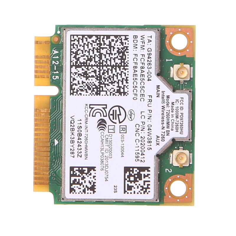 Wireless N Kaart Fru 04W3815 Intel 7260HMW-BN 202004 Voor Ibm Lenovo Thinkpad