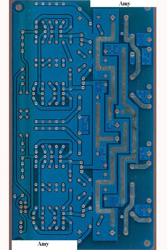 2pcs/lot Thermal power amplifier, full symmetrical discrete component, power amplifier, empty board (PCB board, no component)