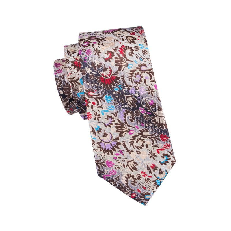 Hi-Tie nowe modne kwiatowe krawaty luksusowe jedwabne krawaty dla mężczyzn 160cm długie wysokie jakości męskie krawaty Cravatas 8cm szeroki męski krawat CZ-006