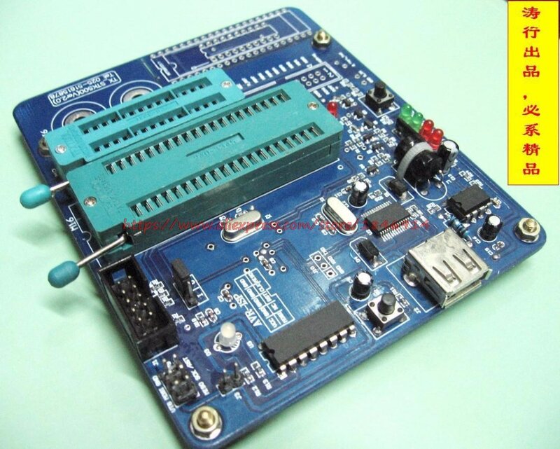 Free shipping    USB interface of AVR high voltage fuse restorer programmer AVR M8/M16 parallel programmer STK500