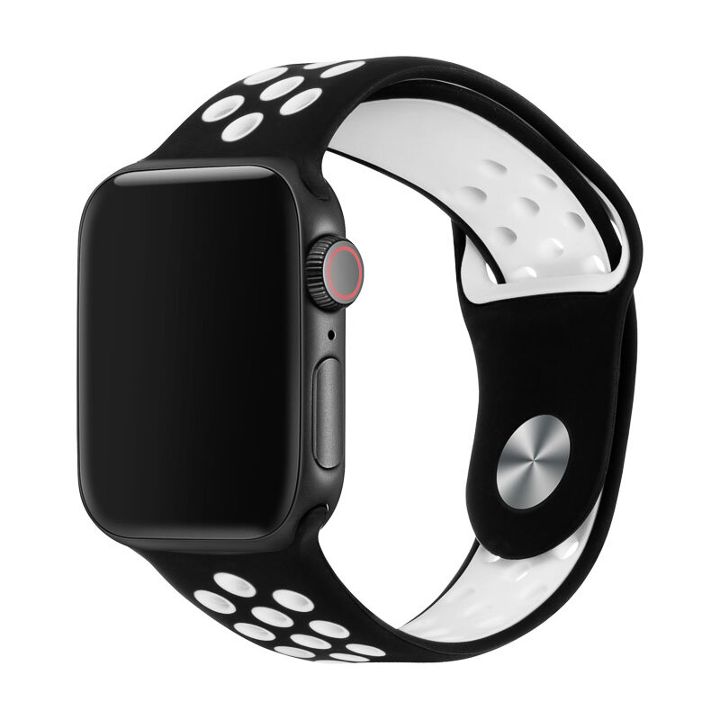 Correa de reloj para Iwatch Apple Watch 4 42mm 44mm correa de reloj deportivo de silicona para Apple Watch 3 38mm 40mm bandas de repuesto 81010