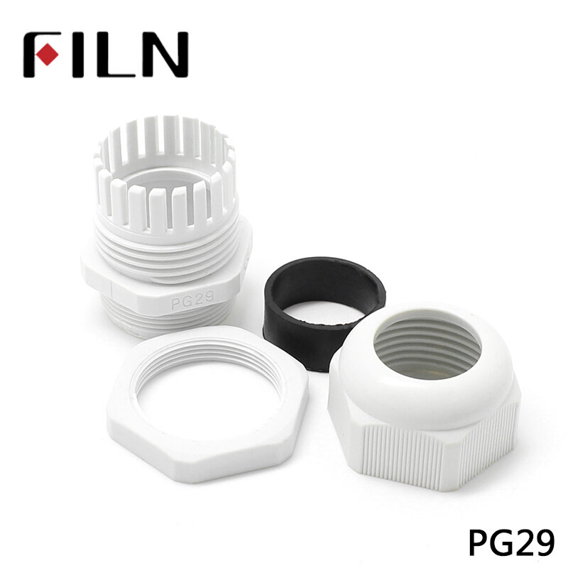 Glándula de Cable de nailon impermeable, Conector de plástico impermeable, alta calidad, IP68, PG29, 18-25MM, PG7, PG9