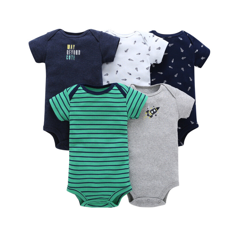 Комплект летней одежды 2018, комплект из 5 предметов, боди Carter's design, боди для малышей, лучший друг DADDY'S