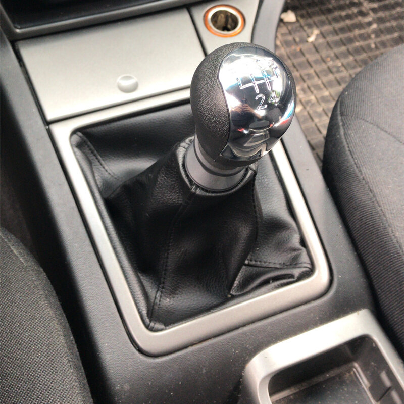 Manual Car Gear Shift Knob, Gaiter Boot Cover, Collar Case para Opel Vectra C, 2002, 2003, 2004, 2005, 6 Velocidade