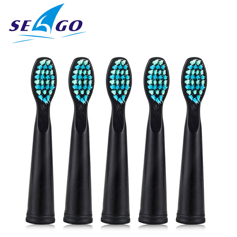 Seago têtes de brosse à dents électrique à poils souples Dupont têtes de brosse de remplacement têtes interdentaires nettoyage de précision pour SG507/575/551