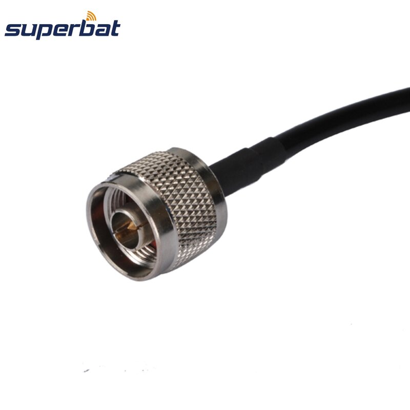 Superbat-N Plug para FME Feminino Crimp Pigtail Cable, RG58, 15cm