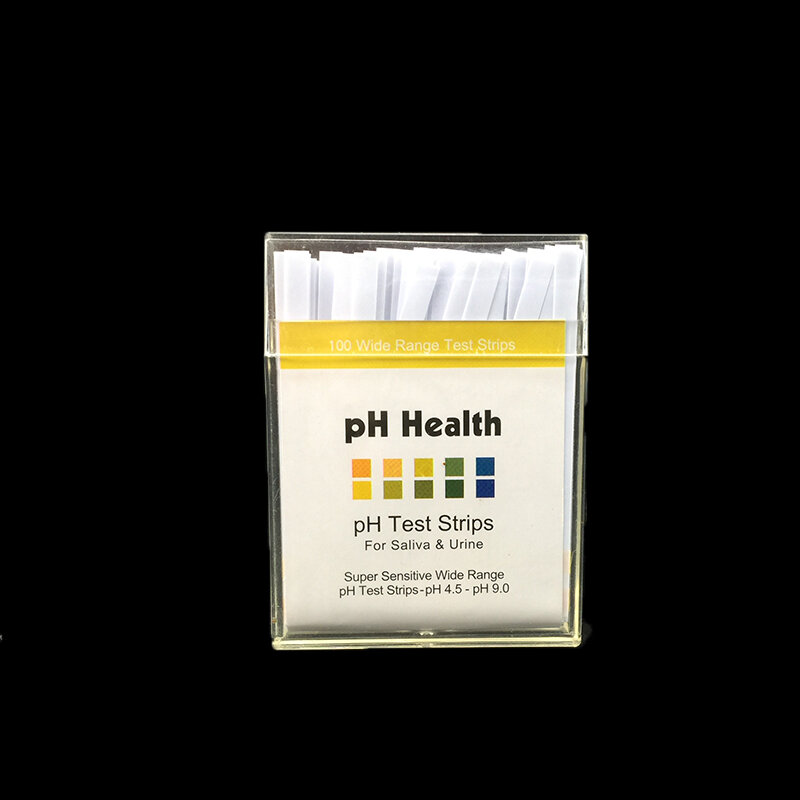 Тест-полоски pH, универсальное применение (pH 4,5-9), 1 упаковка по 100 полосок