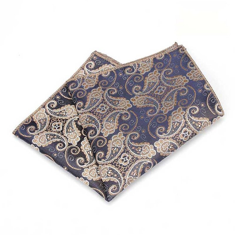 Карманный платок HUISHI с пейсли-рисунком, жаккардовый Цветочный Карманный платок, мужской Карманный платок