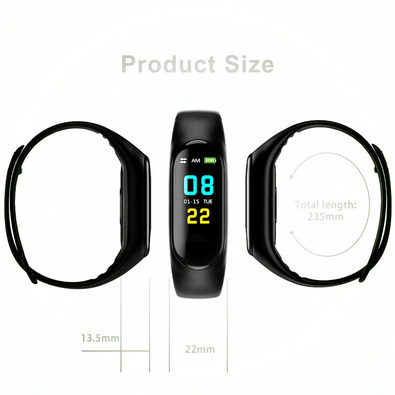 Спортивные Смарт-часы BINSSAW для мужчин и женщин, Детские Водонепроницаемые умные часы с Bluetooth, пульсометром, тонометром, умные часы