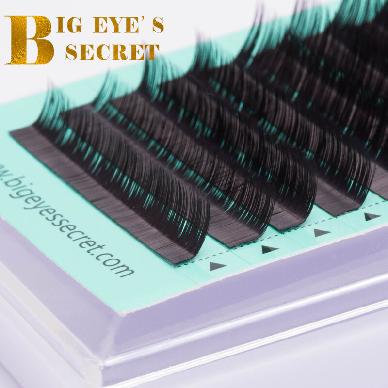 Big eye's secret Promotion Price False Eyelash Extension Mink Individual Silk Eyelash Individual Eyelash Extensions