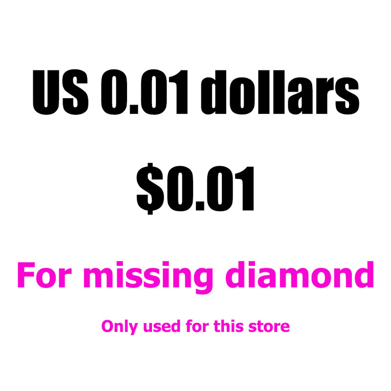 US 0.01 Dollars The Square atau Round Missing Stone Hanya Digunakan untuk Toko, Link Ini Hanya Digunakan untuk Toko WG1829