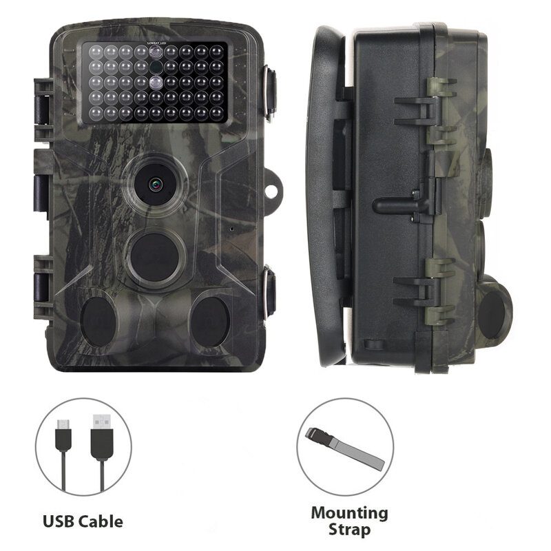 2.7K 24MP bezprzewodowa kamera obserwacyjna kamery myśliwskie HC802A Wildlife Surveillance Night Vision Tracking Photo Trap Cams