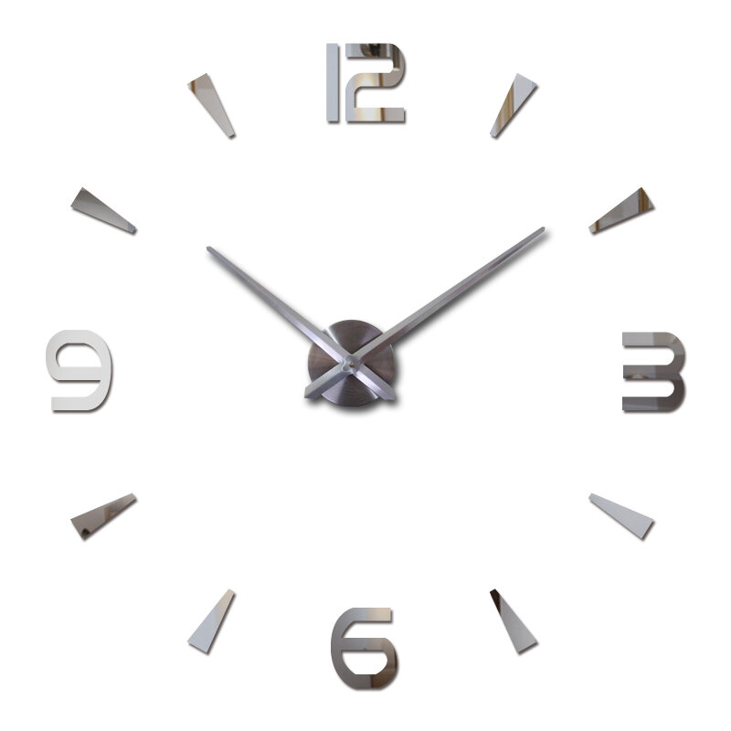 Horloge murale, montre à quartz, design moderne, grandes horloges décoratives, Europe, autocollants acryliques, salon, horloge klok