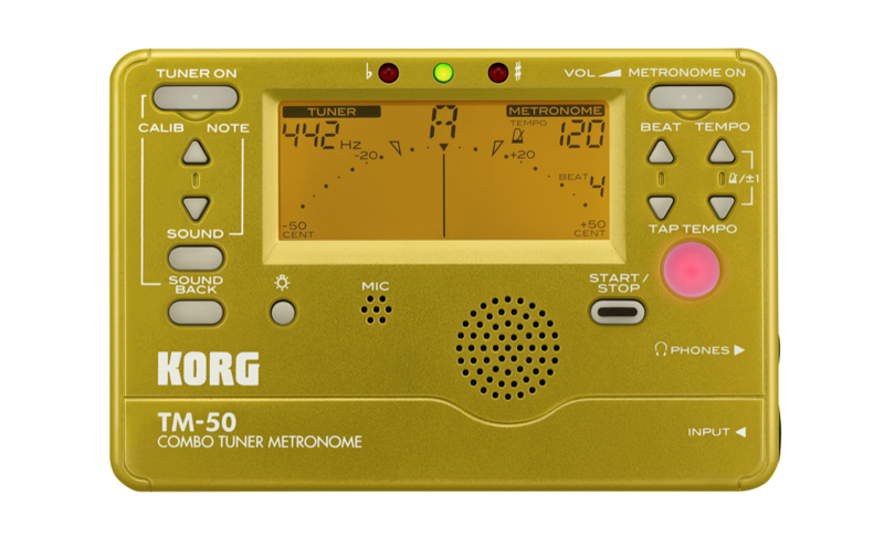Korg TM-50 TM-60 Tuner/Metronome Hitam dan Putih Yang Tersedia Dapat Digunakan untuk Angin, Ukulele, Gitar dan Keyboard Piano Instrumen