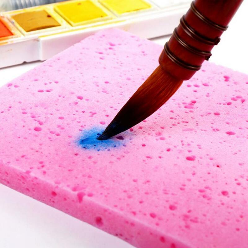 3 unids/set profesional de absorción de agua esponja para pintura Gouache pintura de acuarela pintura de aceite R20