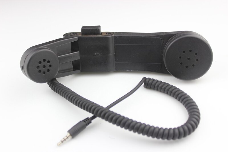 Presa del microfono 3.5mm della maniglia della stazione di comunicazione H250-PTT dell'elemento del microfono della mano del telefono tenuto in mano per il telefono cellulare