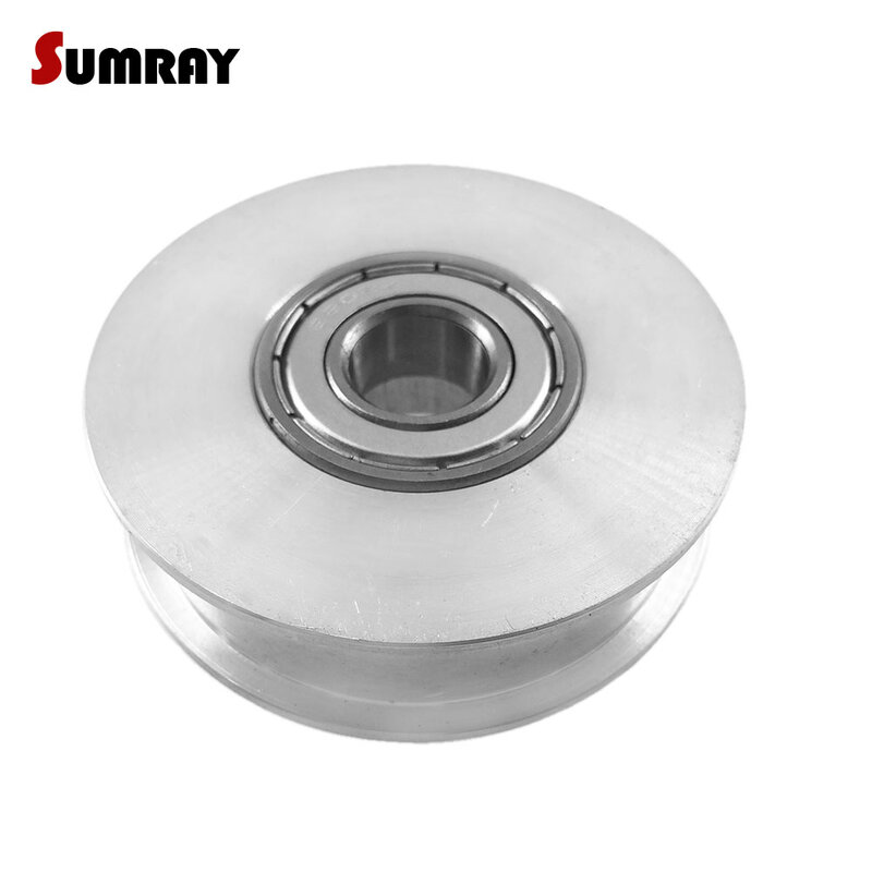 MXL 60T No Teeth Idler Pulley 5/6/8/10/12/15mm Inner Bore 7/11mm Width Idler Tension Passive Pulley for Engraving Machine