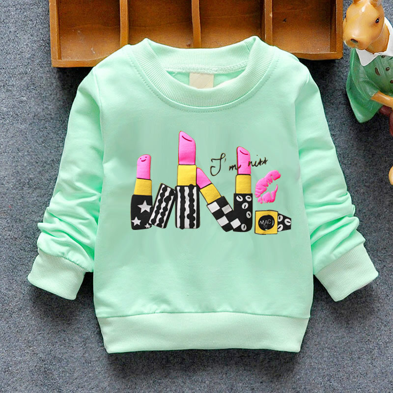 2020 del bambino Delle Ragazze Felpe Inverno di Autunno della Molla Camicette Bambini Felpe 6 Gatti Maniche Lunghe Maglione T-Shirt Per Bambini Giacca