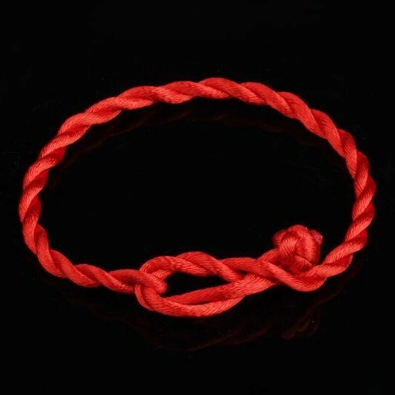 Encantos buena suerte de hilo rojo de la suerte cuerda pulseras amistad Bangle moda hecha a mano del cordón afortunado Kabbalah pulsera regalo de joyería