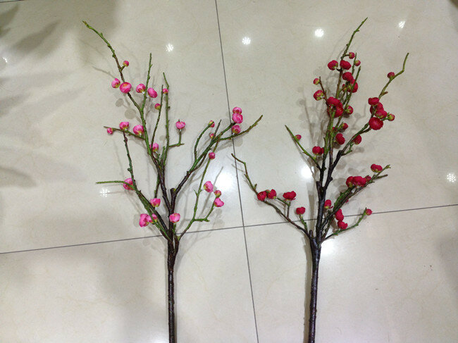 Factory outlets] gem plum flower factory simulation artificial flowers simulation flower opening with wedding housewarming