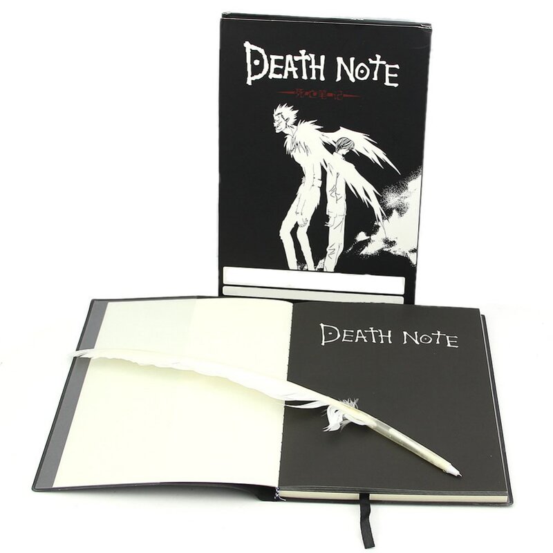 Death Note Bookน่ารักแฟชั่นธีมอะนิเมะDeath Noteคอสเพลย์โน้ตบุ๊คใหม่โรงเรียนเขียนวารสารขนาดใหญ่ 20.5 ซม.* 14.5 ซม.