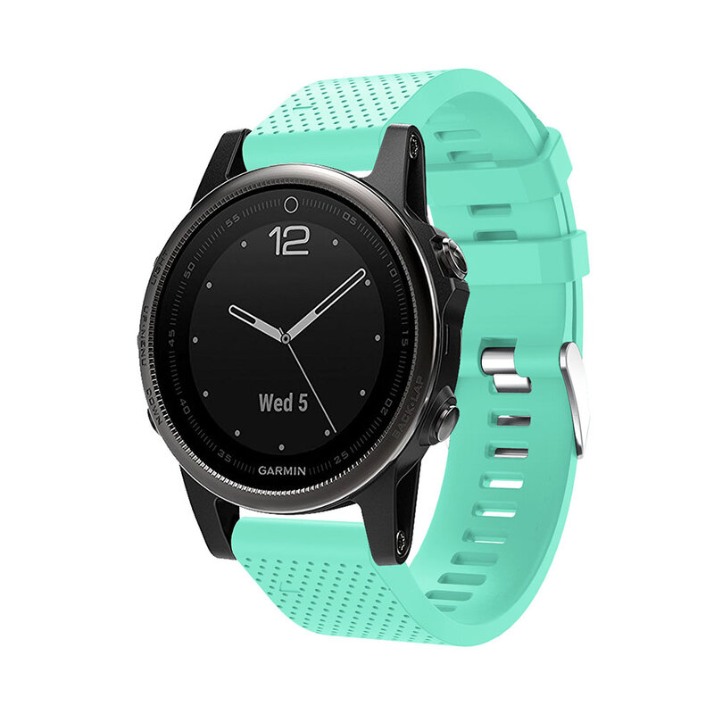 20mm Sport Watchband For Garmin Fenix 5S 5Splus 6S 7S Smartwatch Replacement Quick Release Silicone Strap WristStrap Accessories