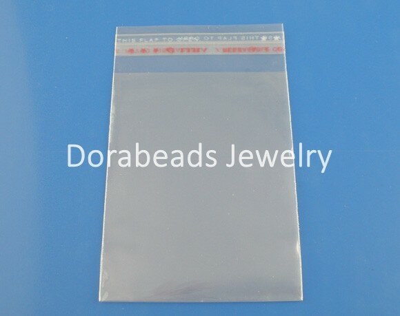 Doreen-200 bolsas de plástico con sello autoadhesivo transparente, 7x10cm, B03360