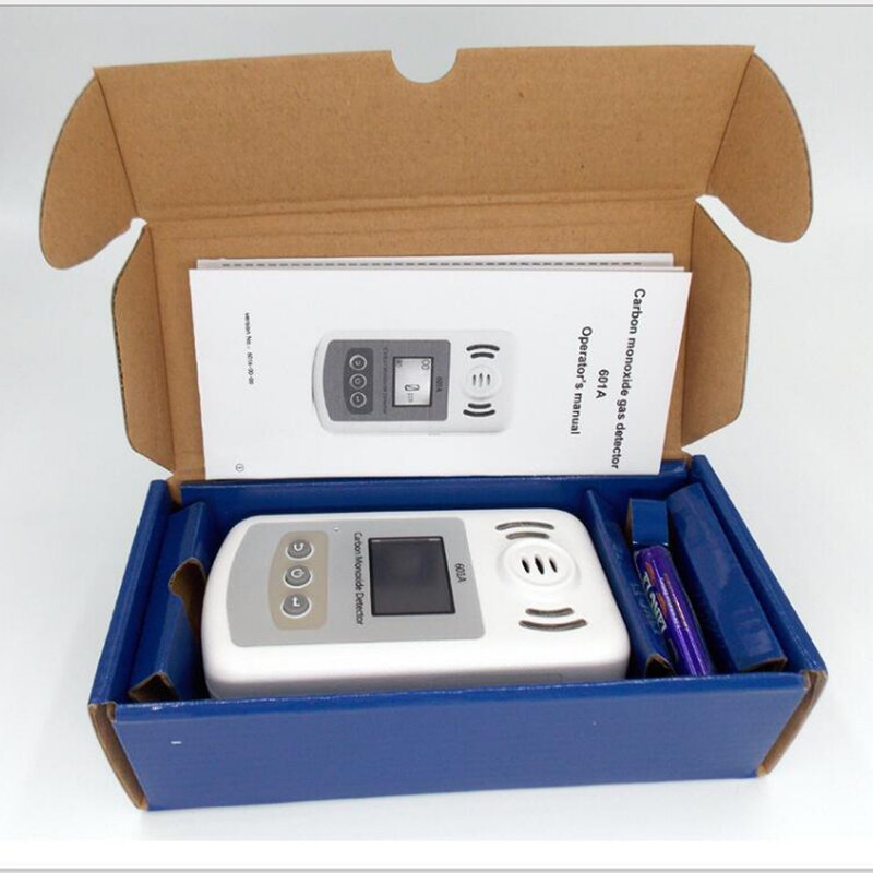 Détecteur intelligent de gaz CO portable LCD, compteur numérique de monoxyde de carbone, testeur de gaz CO